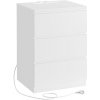 Vasagle Nočný stolík s funkciou nabíjania ZION, 35x40x59cm, biela LET631W14V1