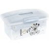 Keeeper Prenosný box s organizérom Mickey Mouse Keeeper, transparentná/modrá