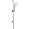 Hansgrohe Croma Select E sprchový set 1jet s tyčou 0,65m biela/chróm, 26584400