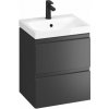 Cersanit Moduo Skříňka s umyvadlem 50 cm, antracit S801-485-DSM