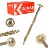 KLIMAS priemer Ø 6 mm - Skrutky / Vruty do dreva s tanierovou hlavou Dĺžka: 6x120-100ks/bal