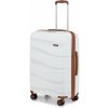 Kono K2094L Kufor spinner 66cm Krémový Polypropylen