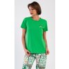 Vienetta Dámske pyžamo kapri Janette: zelená XXL