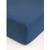 MKLozkoviny.sk Jersey plachta s elastanom Deluxe 140 × 200 cm – námornícká modrá