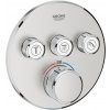Grohe Grohtherm SmartControl vaňová/sprchová batéria podomietková s termostatom SuperSteel 29121DC0