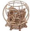 Ugears 3D drevené mechanické puzzle Mechanické akvárium