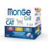 MONGE GRILL Cat MULTIPACK Kapsičky králik a jahňa 12ks/ 85g
