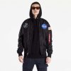 Alpha Industries MA-1 TT NASA Reversible II Black L