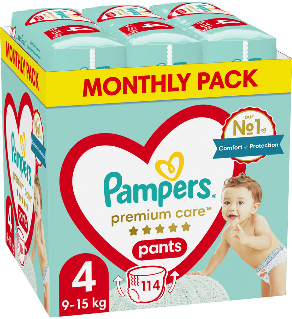 Pampers Premium Pants 4 144 ks