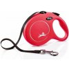 Vodítko FLEXI Classic New S páska 5m/15kg červená
