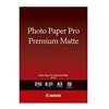 Canon Photo paper premium matte, PM-101, foto papier, matný, 8657B006, biely, A3, 210 g/m2, 20 ks, atramentový