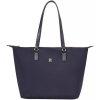 Kabelka cez rameno Tommy Hilfiger - Poppy Tote Corp. II /Modrá