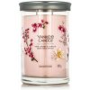 Yankee Candle Signature Pink Cherry & Vanilla Tumbler 567 g vonná svíčka