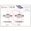 Sada brzdových platničiek, vždy 4 kusy v sade BREMBO P 68 029 (P68029)