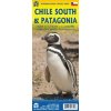 mapa Chile south and Patagonia 1:2,2 mil. - Tierra del Fuego 1:750 tis. ITM