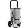 Monzana Nákupná taška na kolieskach EASY, 50l, šedá 108230