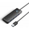 Orico PAPW4A-C3 HUB adaptér USB - 4x USB 3.0, čierny