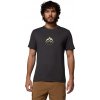 Columbia Pánske tričko Parsons Point™ SS Graphic Tee čierne Farba: Black Heather,, Veľkosť: M