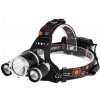 TFY C-18650 Vysoko svietivá led čelovka 3 led diódy CREE T6, 220V, biela