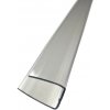 Minadek Ukončovací U profil pre hr. 8mm z polykarbonátu číry 2.1 m U8CLPCNEE, 1 ks