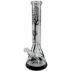 Black Leaf Sklenený beaker Ice bong TREE 39,5 cm Čierna