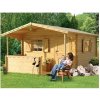BPP Záhradná drevená chatka Kamila, 368x472 cm, 40 mm