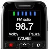 EVOLVEO EasyPhone, mobilný telefón pre seniorov s nabíjacím stojanom, čierna (EP-501-BK)