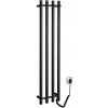 Sapho Sapho - Elektrický sušiak na uteráky PAPINADO 85W/230V 120 cm matná čierna SH0360 + záruka 3 roky zadarmo