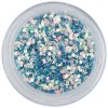 INGINAILS - Svetlomodrý nail art šesťhran v prášku, 1mm