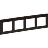 Legrand Valena Life - Štvornásobný rámik, drevo - tmavé - 754174