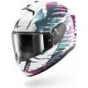 SHARK prilba RIDILL 2 Reptaia white/violet/chameleón - S