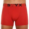 Pánske boxerky Styx dlhé športová guma červené (U1064) XL