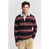 POLOKOŠEĽA GANT YARN DYED STRIPED HEAVY RUGGER EVENING BLUE