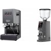 Gaggia New Classic EVO, grey + Eureka Atom W 75, grey