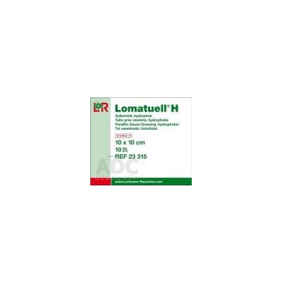 Lohmann & Rauscher GmbH & Co. KG LOMATUELL H TYL PARAFÍNOVÝ 10x10cm sterilný 1x10 ks