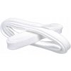 Šnúrky do tenisiek biele ploché 7 mm 120 cm