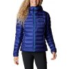 Columbia Dámska bunda Pebble Peak™ páperová modrá s kapucňou Farba: Dark Sapphire, Veľkosť: M