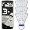 Badmintonové míčky TALBOT TORRO Tech 350 Medium 3 ks - bílé