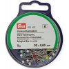 PRYM Špendlíky so sklenenou hlavičkou, 0,60 x 30 mm, viacfarebné, 9 g