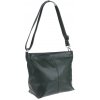 NovaKabelka.sk Prisca Verde kožená talianska crossbody kabelka zelená