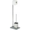 Wenko | WENKO 20604100 - WC kefa GRANIT 23x73,5 cm nerez/satén/sivá | WE0059
