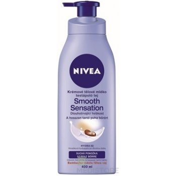 Nivea Smooth Sensation krémové telové mlieko pre suchú pokožku 400 ml