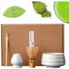 Darčeková sada na matcha čaj: miska, metlička, lyžička 4 ks