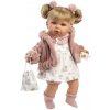 Llorens 42408 JULIA - realistická bábika so zvukmi a mäkkým látkovým telom - 42 cm