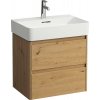 Laufen Base 2.0 skrinka 57x40x51.5 cm závesná kúpeľňová skrinka pod umývadlo dub H4113721082671