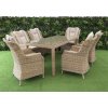 Ratanea Záhradná jedálenská súprava KINGSTON 180 prírodná farba