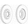 Brzdový kotúč FERODO (Federal-Mogul) FCR317A