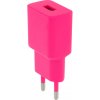 SETTY nástenná nabíjačka 1x USB-A 2,4A LSIM-A-126 Pink ružová (GSM165727)