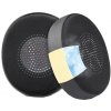 Náhradné Náušníky pre Jabra Evolve2 40, 65 UC/MS, Elite 45h, Pamäťová Pena + PU Koža + Textil, Čierne, Chladivý Gél, 1 pár
