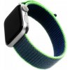 Fixed Nylon Strap Nylonový remienok na princípe suchého zipsu pre Apple Watch 38/40/41 mm, neónovo - modrý FIXNST-436-NEBL